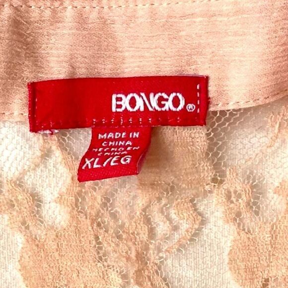 Bongo Vintage Floral Semi-Sheer Top Sz XL - Picture 12 of 12